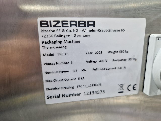 Bizerba - afbeelding 10 van  32