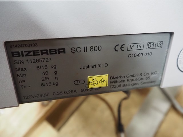 Bizerba - afbeelding 9 van  9