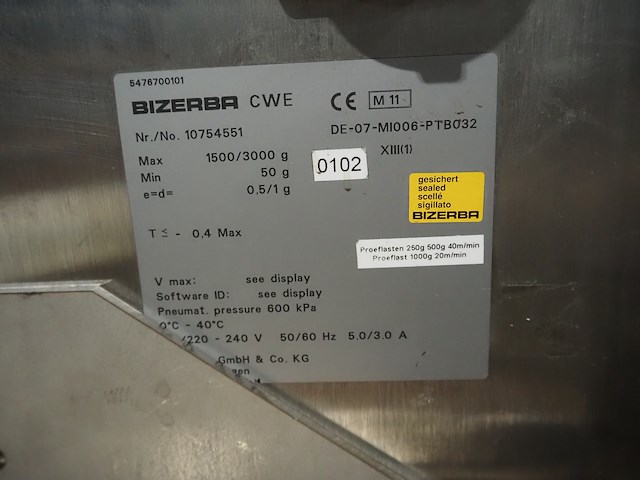 Bizerba - afbeelding 13 van  20