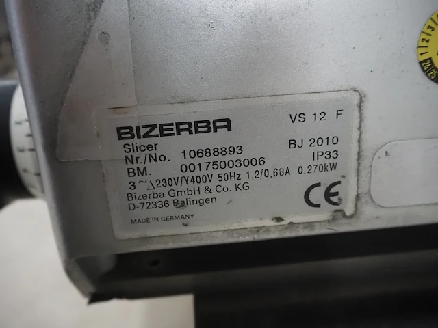 Bizerba - afbeelding 9 van  9