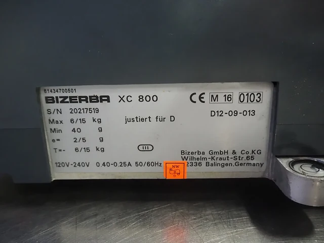 Bizerba - afbeelding 4 van  12