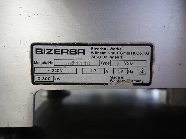 Bizerba - afbeelding 8 van  8