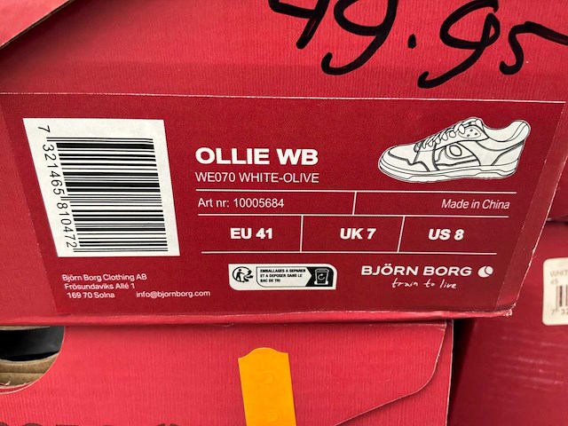 Björn borg ollie wb sneakers (11x) - afbeelding 3 van  8