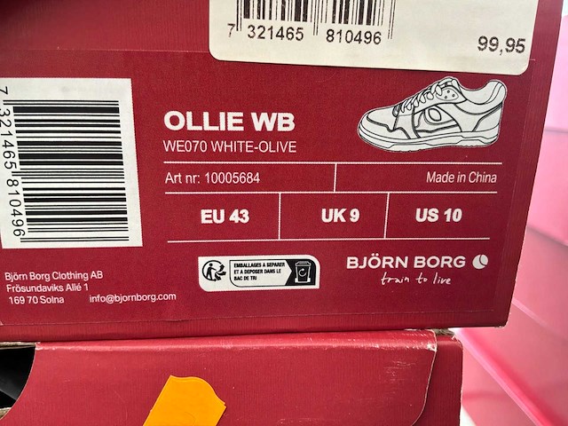 Björn borg ollie wb sneakers (11x) - afbeelding 7 van  8