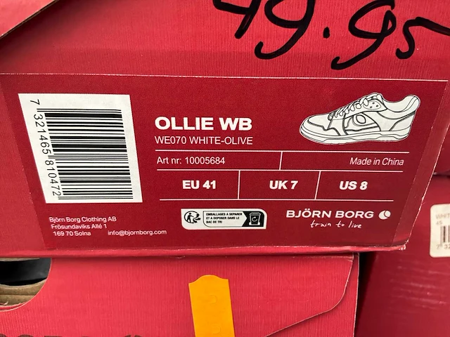 Björn borg ollie wb sneakers (11x) - afbeelding 3 van  13