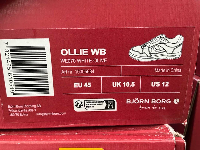 Björn borg ollie wb sneakers (11x) - afbeelding 11 van  13