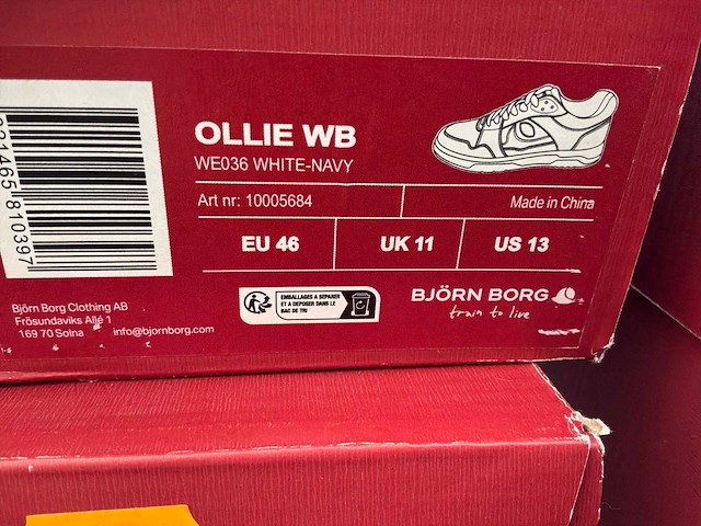 Björn borg ollie wb veter schoen (10x) - afbeelding 7 van  11
