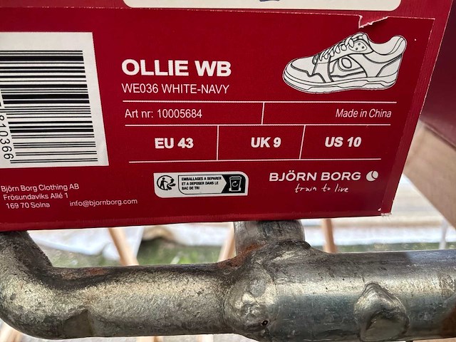 Björn borg ollie wb veter schoen (10x) - afbeelding 9 van  11