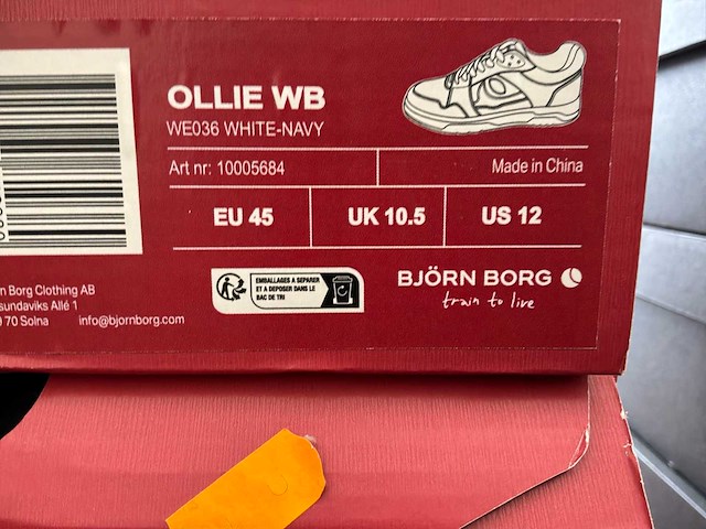 Björn borg ollie wb veter schoen (6x) - afbeelding 3 van  8