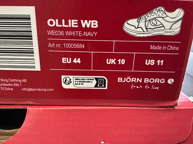 Björn borg ollie wb veter schoen (6x) - afbeelding 6 van  8