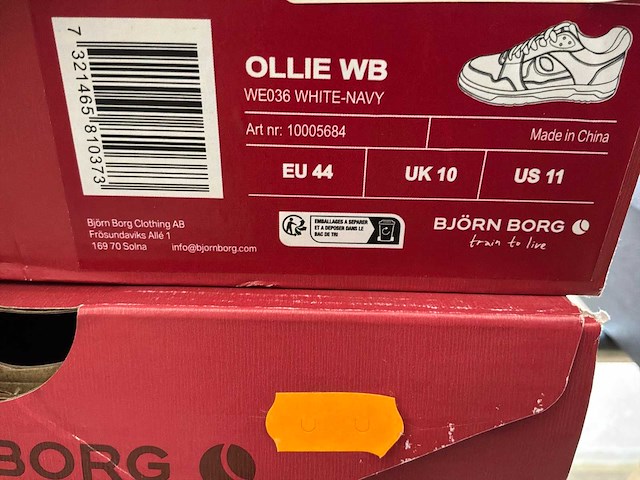 Björn borg ollie wb veter schoen (6x) - afbeelding 7 van  8