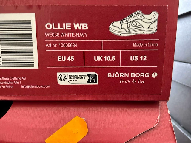 Björn borg ollie wb veter schoen (6x) - afbeelding 3 van  8