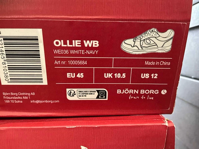 Björn borg ollie wb veter schoen (6x) - afbeelding 4 van  8