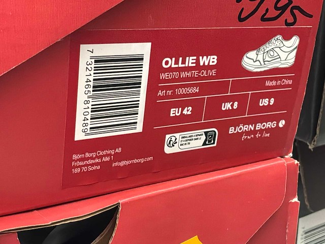 Björn borg ollie wb veter schoen (8x) - afbeelding 10 van  10