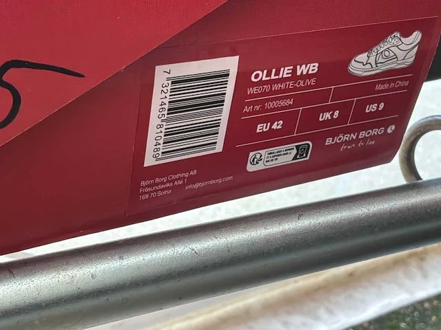 Björn borg ollie wb veter schoen (8x) - afbeelding 2 van  10