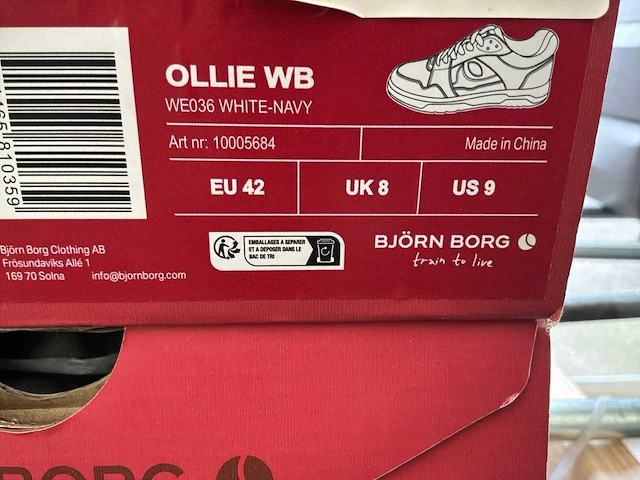 Björn borg ollie wb veter schoen (8x) - afbeelding 6 van  10