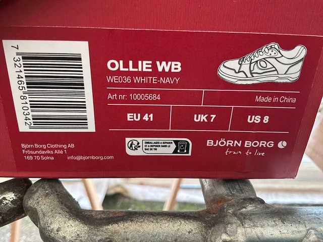 Björn borg ollie wb veter schoen (8x) - afbeelding 7 van  10