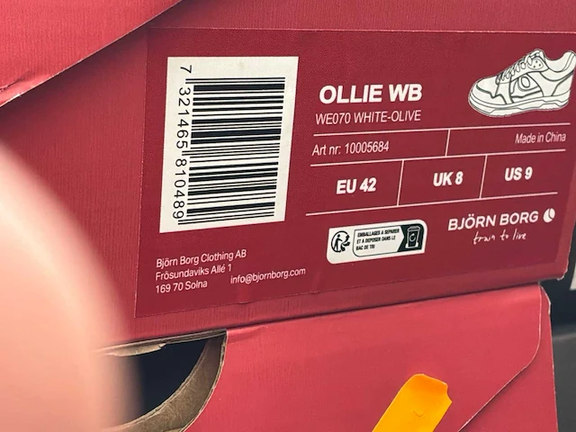 Björn borg ollie wb veter schoen (8x) - afbeelding 8 van  10