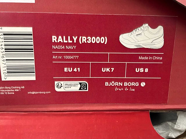 Björn borg rally (r3000) sneakers (6x) - afbeelding 4 van  8