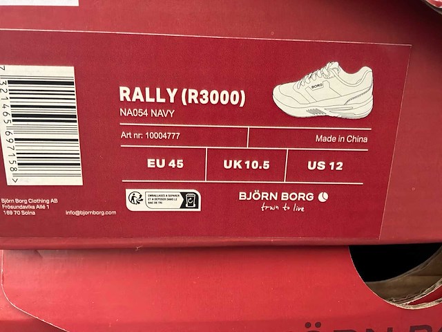 Björn borg rally (r3000) sneakers (6x) - afbeelding 5 van  8