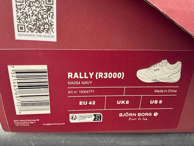 Björn borg rally (r3000) sneakers (6x) - afbeelding 8 van  8