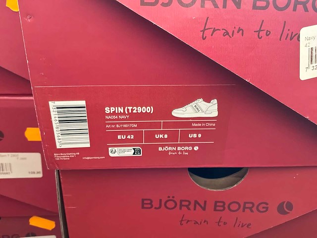 Björn borg spin (t2900) veter schoen (10x) - afbeelding 8 van  13