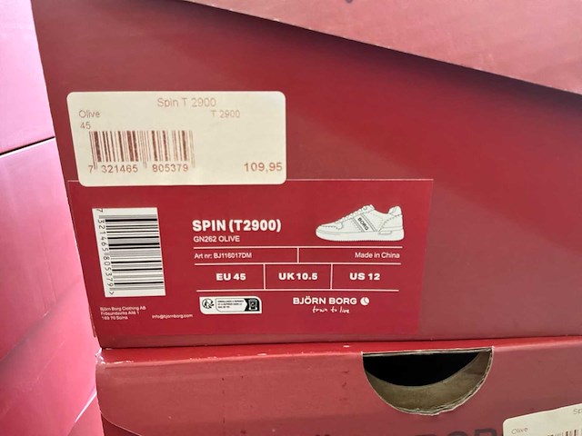 Björn borg spin (t2900) veter schoen (14x) - afbeelding 5 van  17