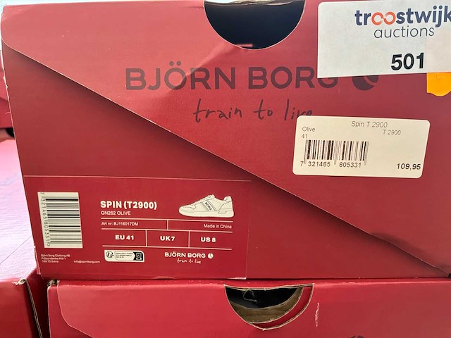 Björn borg spin (t2900) veter schoen (14x) - afbeelding 12 van  17