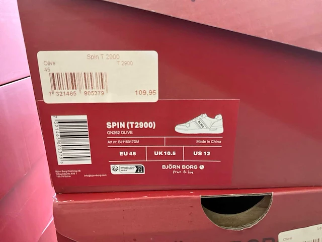 Björn borg spin (t2900) veter schoen (14x) - afbeelding 5 van  17