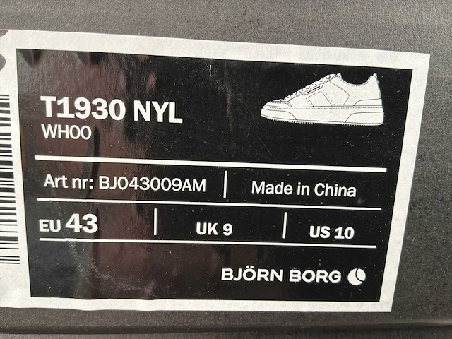Björn borg whoo t1930 sneakers (10x) - afbeelding 10 van  12