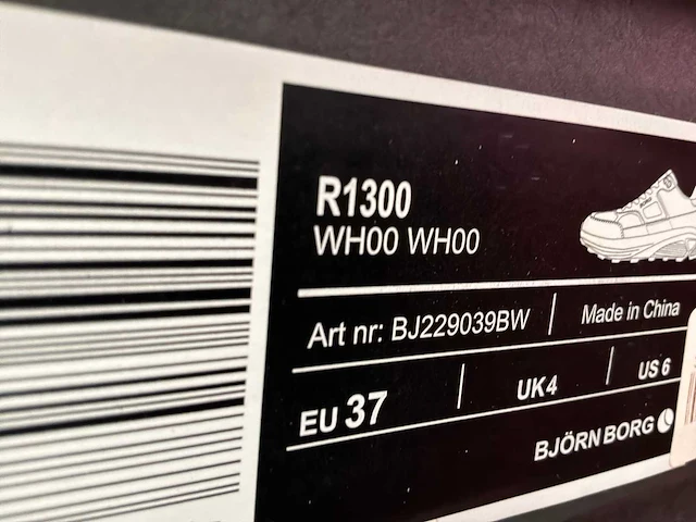 Björn borg whoo whoo sneakers (8x) - afbeelding 4 van  7