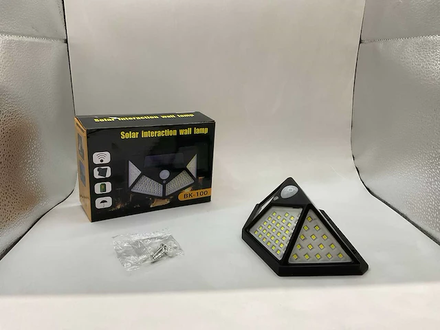 Bk-100 - solar wandlamp (12x) - afbeelding 2 van  6
