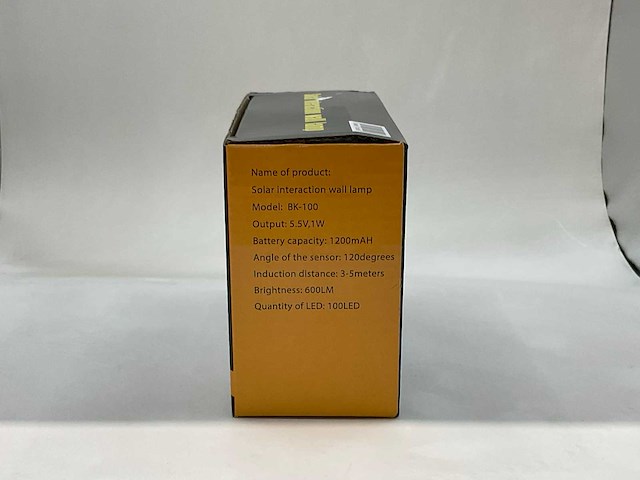 Bk-100 - solar wandlamp (12x) - afbeelding 2 van  9