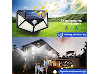 Bk-100 - solar wandlamp (2x) - afbeelding 3 van  9