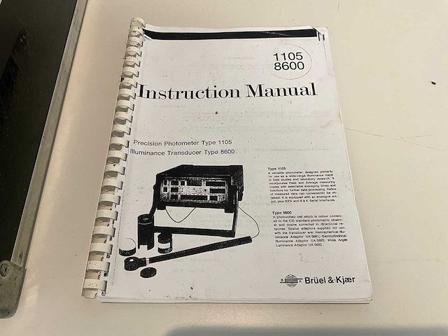 B&k 1105/8600 precision photometer/illuminance transducer - afbeelding 8 van  8