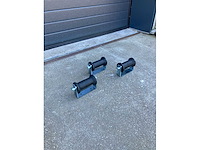 Bks - kielrol 133mm met houder - overige bootonderdelen (3x) - afbeelding 2 van  3