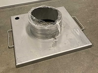 Bks bootluik - bootluik - rvs 425x425 - overige bootonderdelen - afbeelding 1 van  7