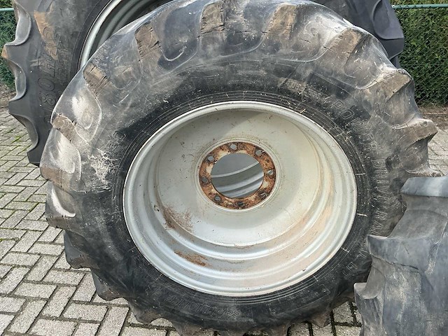 Bkt / alliance tractor banden met velgen set - afbeelding 4 van  12