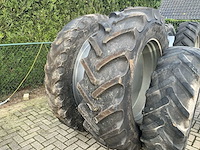 Bkt / alliance tractor banden met velgen set - afbeelding 5 van  12