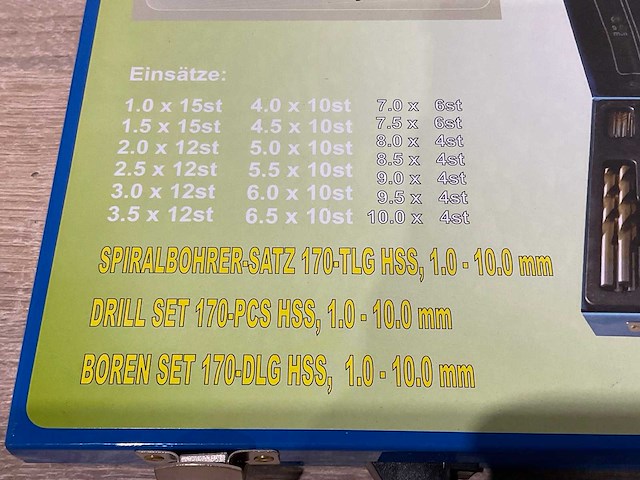 Bkw borenset 170 delig - afbeelding 8 van  8