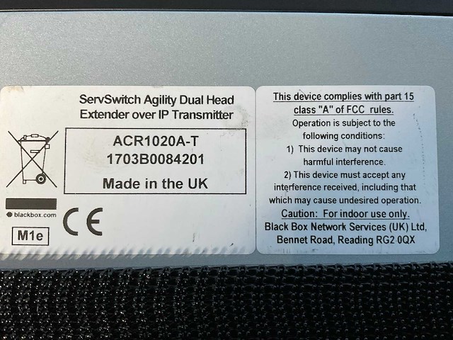 Black box international b.v. - agility dual head - kvm-switch oip - 2017 - afbeelding 5 van  5