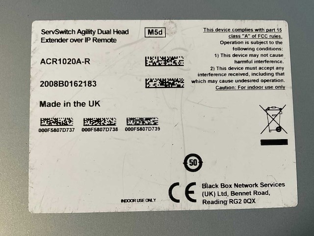 Black box international b.v. - agility dual head - kvm-switch oip - 2017 - afbeelding 5 van  5