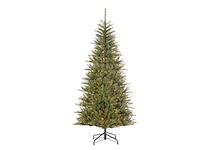 Black box trees malden kunst kerstboom met verlichting h215 x 112 cm groen