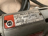 Black & decker 1/4” shorty drill - afbeelding 2 van  3