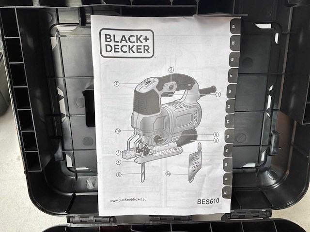 Black + decker bes610 decoupeerzaag - afbeelding 3 van  3