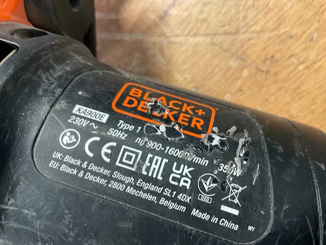 Black + decker ka900e bandschuurmachine (4x) - afbeelding 3 van  3