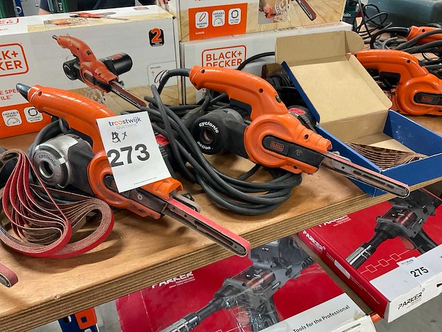 Black + decker ka900e bandschuurmachine (4x) - afbeelding 4 van  6