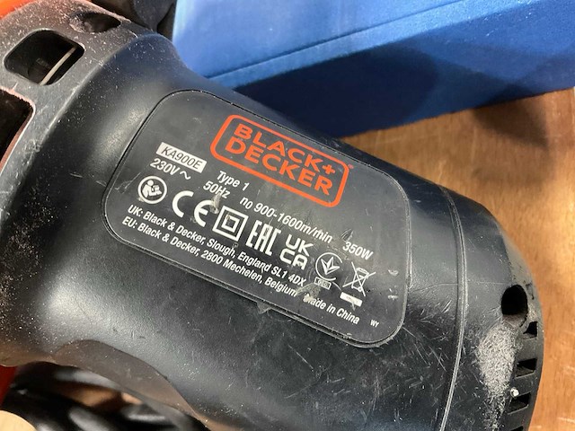 Black + decker ka900e bandschuurmachine (4x) - afbeelding 6 van  6