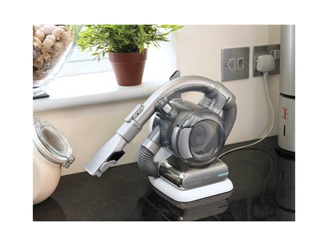 Black & decker pd1820lf zakloos zwart, chroom handstofzuiger - afbeelding 1 van  6