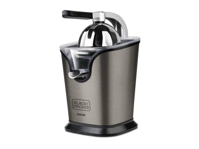 Black & decker sapcentrifuge 100w grote vulopening rvs - afbeelding 1 van  2